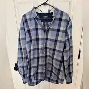 Van Heusen Slim Fit Checkered Dress Shirt